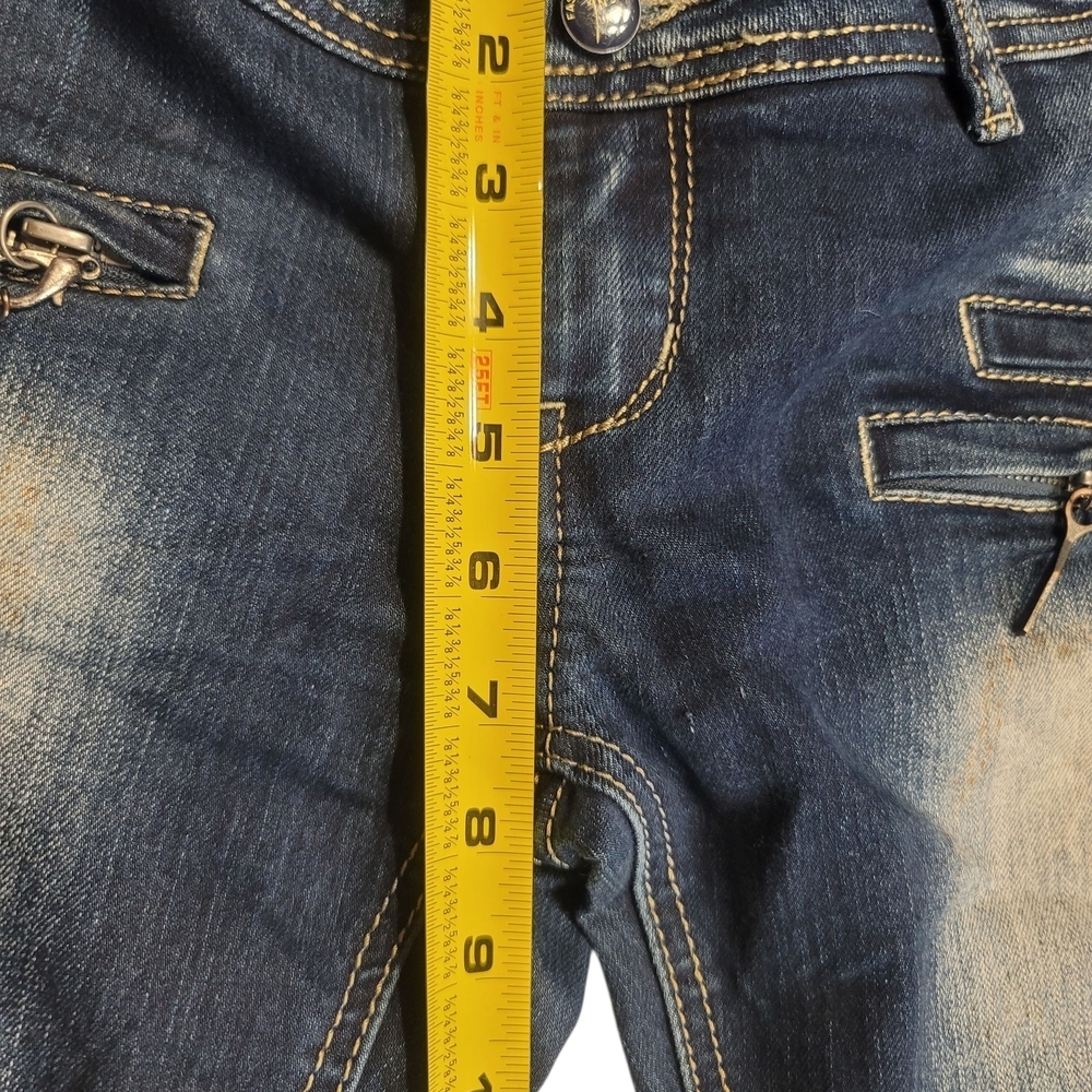 ANULE "UP & UP" - 30W X 32L  Distressed Blue Jeans - Picture 6 of 11